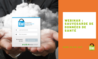 Webinar  Sauvegarde de données de santé