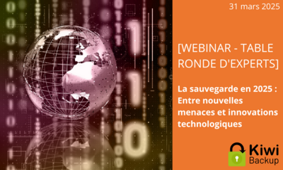 Vignette site - [Webinar - Table Ronde d'Experts]   La sauvegarde en 2025 : entre nouvelles menaces et innovations technologiques