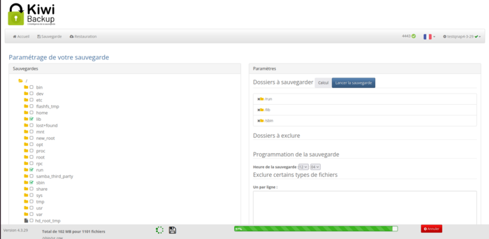 parametrage_sauvegarde parametrage_sauvegarde