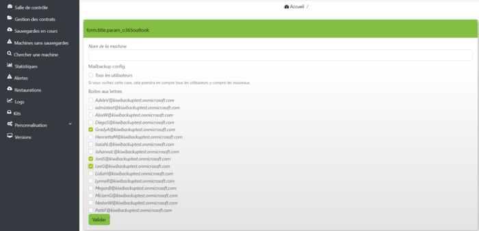 Sauvegarde mails Office 365 Sauvegarde mails Office 365